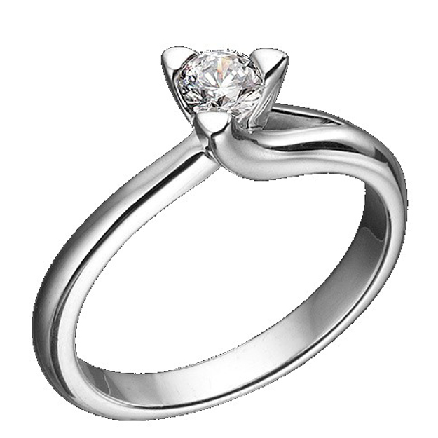 Picture of WOMEN΄S 18K WHITEGOLD DIAMOND PROPOSAL RING WITH PRECIOUS STONES