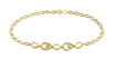 Picture of 14K GOLD BRACELET OVAL SHAPE WITH CUBIC ZIRCONIA