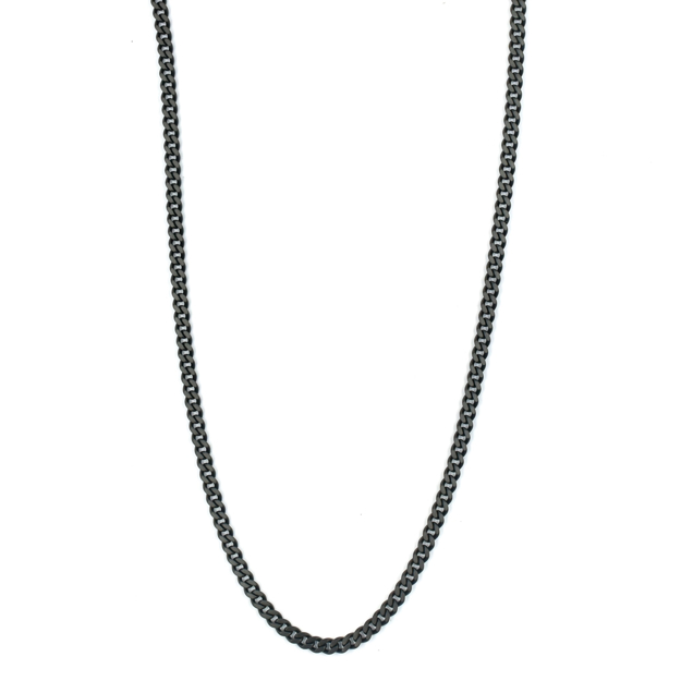 Picture of BLACK STAINLESS STEEL NECKLACE